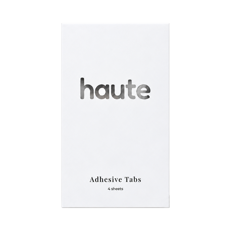 the switch adhesive tabs for press-on nails by haute, 4 sheets