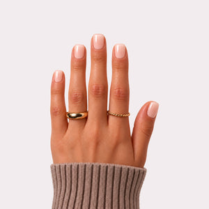 caught blushing press-on nails