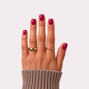 cherry secret press-on nails